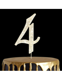 Chiffre Anniversaire Diamant N°4