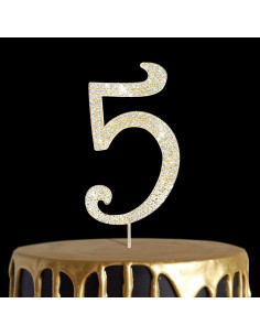 Chiffre Anniversaire Diamant N°5