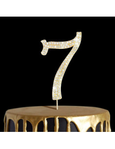Chiffre Anniversaire Diamant N°7