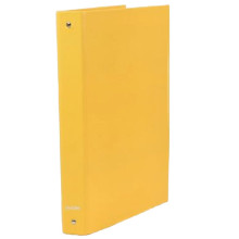 Classeur Rigide 4 Anneaux Dos 40 Mm ESSENTIAL Jaune