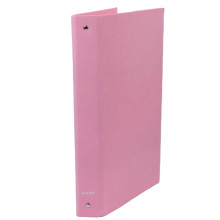 Classeur Rigide 4 Anneaux Dos 40 Mm Pastel Rose