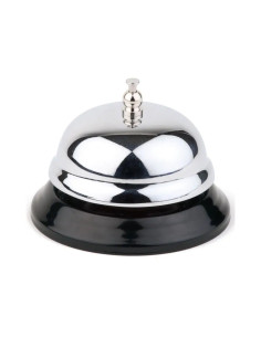 Clochette de Comptoir Uni Chrome Elégante