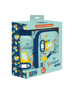 Coffret Boite à Goûter Alimentaire + Bouteille à Eau en Aluminium Must Team, Excavator