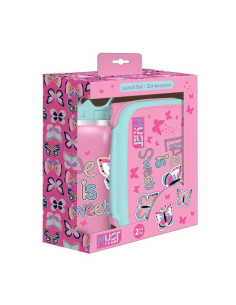 Coffret Boite à Goûter Alimentaire + Bouteille à Eau en Aluminium Must Team, Life Is Sweet