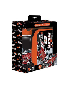Coffret Boite à Goûter Alimentaire + Bouteille à Eau en Aluminium Must Team, Racer