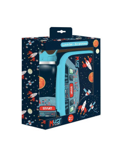 Coffret Boite à Goûter Alimentaire + Bouteille à Eau en Aluminium Must Team, Start