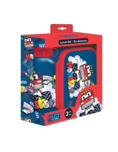 Coffret Boite à Goûter Alimentaire + Bouteille à Eau en Aluminium Must Team, Truck