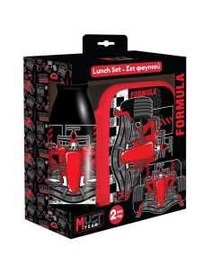 Coffret Boite à Goûter Alimentaire + Bouteille à Eau Must Team, Formula - Réf.587509