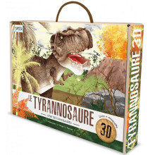 Coffret Livre&Maquette 3D Le Tyrannosaure 3D - Sassi