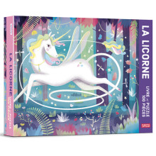 Coffret Livre&Puzzle La Licorne 100pcs - Sassi
