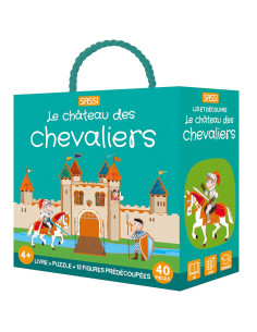 Coffret Livre + Puzzle + Figurines - Le Château des Chevaliers - Sassi