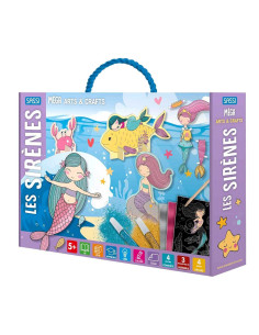 Coffret Méga Arts & Crafts Les Sirènes - Sassi