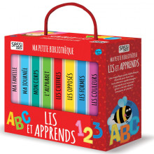 Coffret Ma Petite Bibliothèque, Lis et Apprends - Sassi