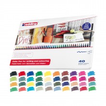Coffret Metal de 40 Feutres - Edding
