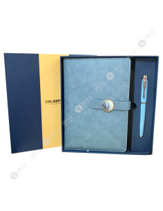 Coffret Notebook en Simili Cuir avec Stylo - SGB