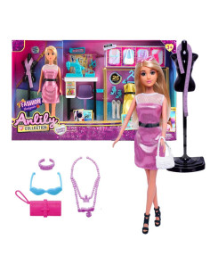 Coffret Poupée Fashion Designer, Atelier de Mode - Anlili Collection