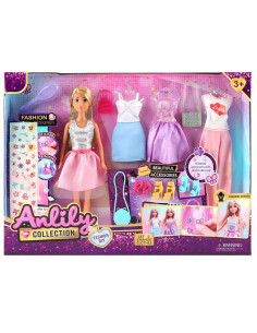 Coffret Poupée Fashion Mode & Création - Anlili Collection