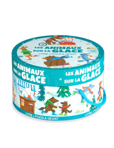 Coffret Puzzle Les Animaux Sur La Glace - SASSI