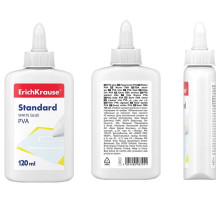 Colle PVA Blanche Standard, 120 ml - ErichKrause
