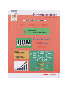 Collection Pilote Economie QCM - 3ème économie et Gestion