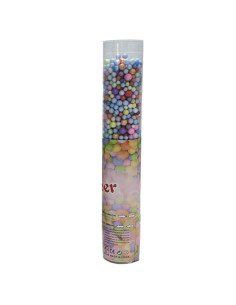 Confetti d'Animation Grain Pastel Multicouleurs, 100cm