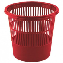 Corbeille à Papier 11 Litres Rouge ARK, Réf.1238