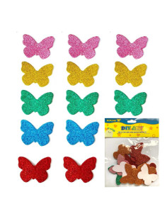 Craft Gommettes en Mousse Pailletée pour Loisirs Créatifs
