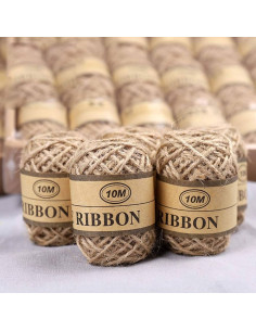 Craft Ribbon Ficelle en Jute Naturelle, 10 Mètres