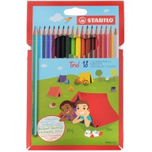 Crayon De Couleur 18/18 Trio Stabilo