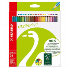 Crayon de couleur Greencolors 24/18 Stabilo