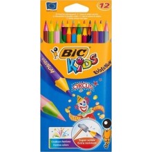 CRAYONS COUL BIC 12/18 KIDS CIRCUS