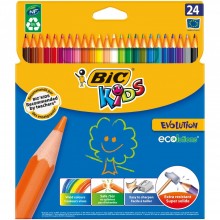 CRAYONS COUL BIC 24/18 KIDS EVOLUTIONS