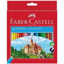 Crayons Couleur Chateau, étui 24pcs - Faber-Castell
