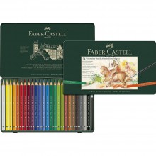 Crayons Couleurs Albrecht Dürer Magnus, Boite Métal 24pcs - Faber Castell