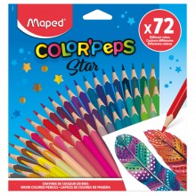Crayons Couleurs Color'Peps Star 72pcs - Maped