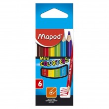 Crayons Couleurs Mini Color'Peps 6pcs - Maped