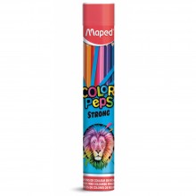 Crayons Couleurs Résine Color'Peps Strong Tube Métal 12pcs - Maped
