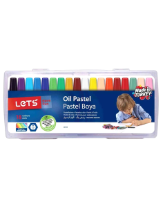 Crayons de Cire - LeTS 11 mm - paquet de 18