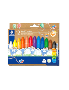 Crayons de Cire Triangulaires - Staedtler Noris 14 mm - paquet de 12