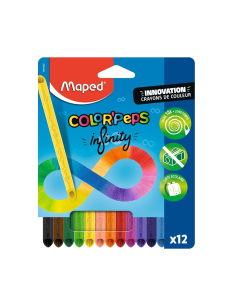 Crayons de Couleur Color'Peps Infinity 12pcs - Maped