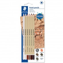 Crayons Pastel 6pcs Mars Lumograph - Staedtler