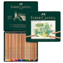 Crayons Pastel, Boite Métal 24pcs - Faber Castell
