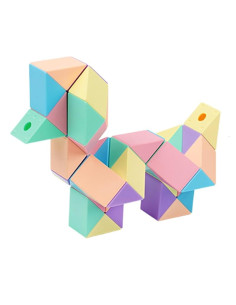 Cube Magique Créatif Articulé Pastel, 36pcs