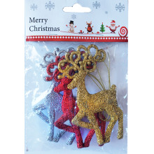 Déco Sapin Noël 3D - 3 Pièces