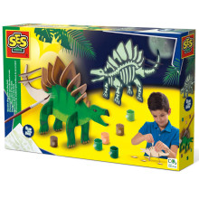 Dinosaure En Bois Qui Brille Dans Le Noir - Ses Creative