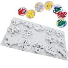 Edx Education Transport Paint Stampers - Tampons pour Dessiner Transport - 14pcs
