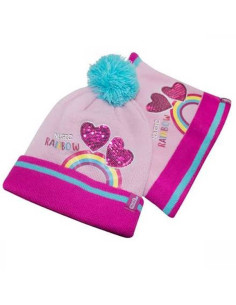 Ensemble Bonnet / Cache Col Fille Butterfly - Must