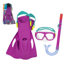 Ensemble De Plongée Masque,Tuba Et Palmes Bestway - Réf.25019