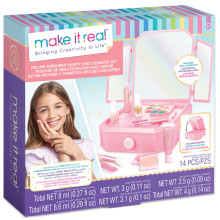 Ensemle de Beauté Cosmétique, Deluxe avec Miroir - Make It Real