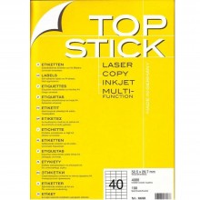 ETIQ TOPSTICK A4/40 52.5X29.7 - 8698